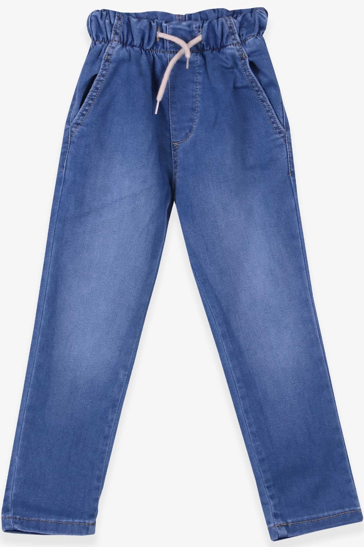 Breeze Erkek Çocuk Kot Pantolon Beli Lastikli Açık Mavi (1-9 Yaş)