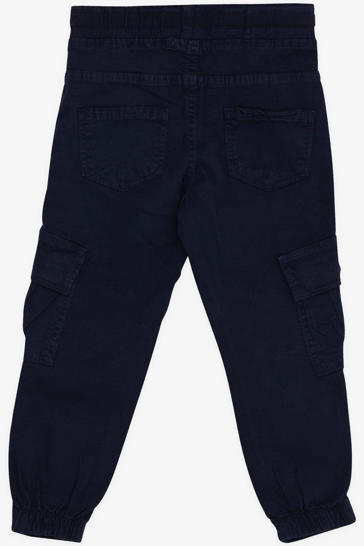 Breeze Erkek Çocuk Kot Pantolon Beli Lastikli Cepli Lacivert (3-7 Yaş)