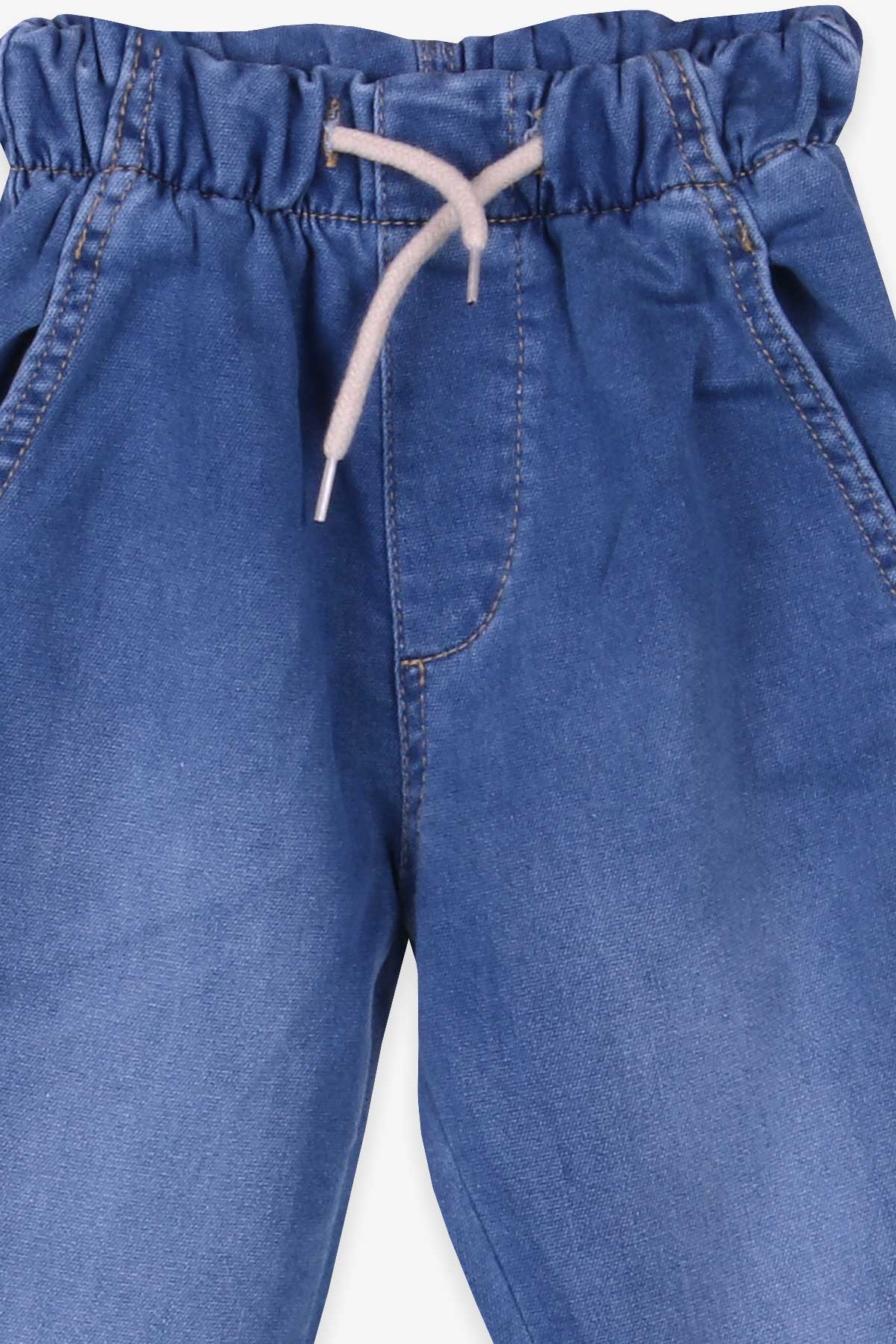 Breeze Erkek Çocuk Kot Pantolon Beli Lastikli Açık Mavi (1-9 Yaş)