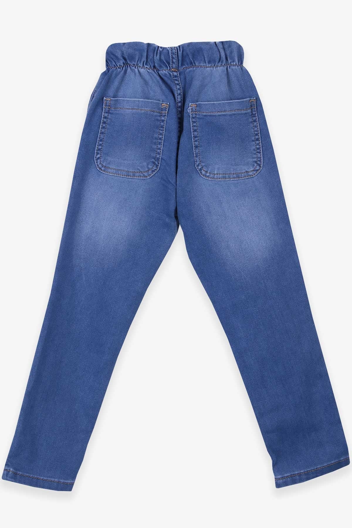 Breeze Erkek Çocuk Kot Pantolon Beli Lastikli Açık Mavi (1-9 Yaş)