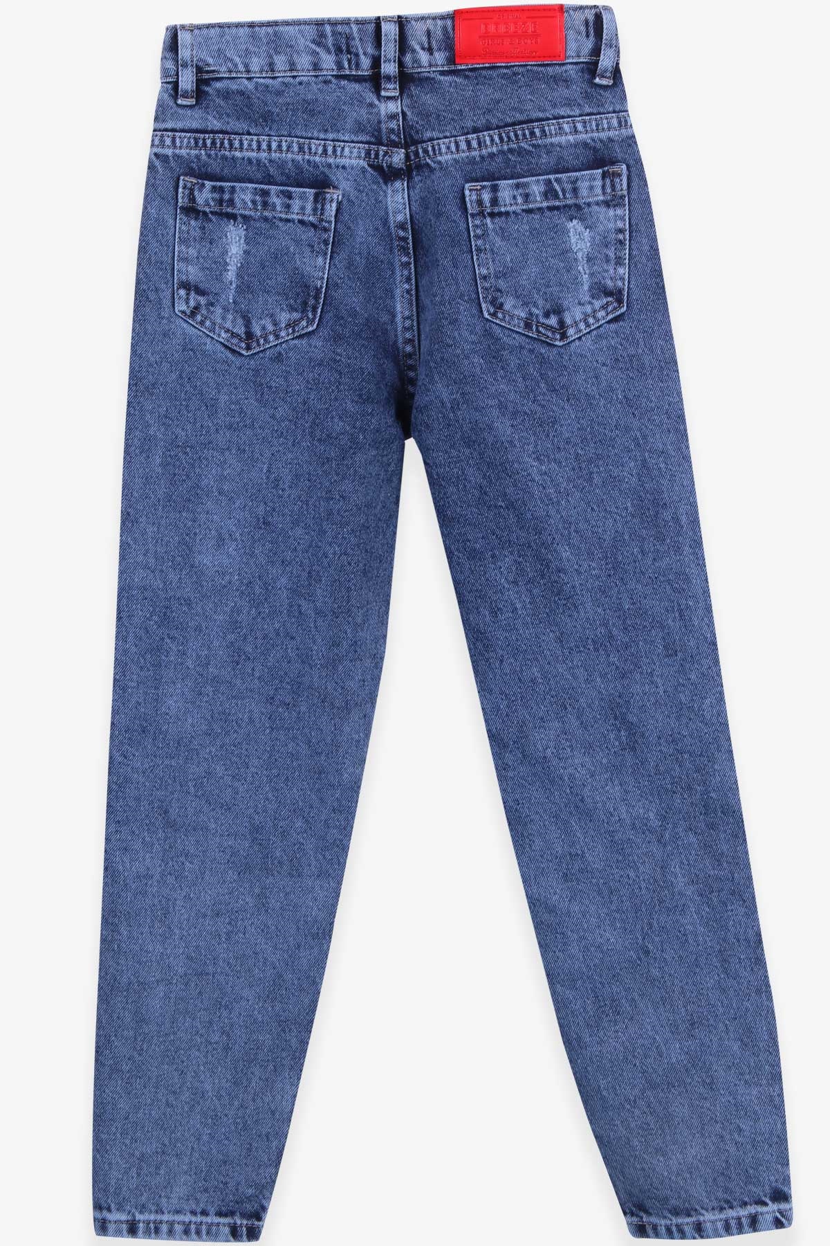Breeze Erkek Çocuk Kot Pantolon Eskitmeli Mavi (8-14 Yaş)