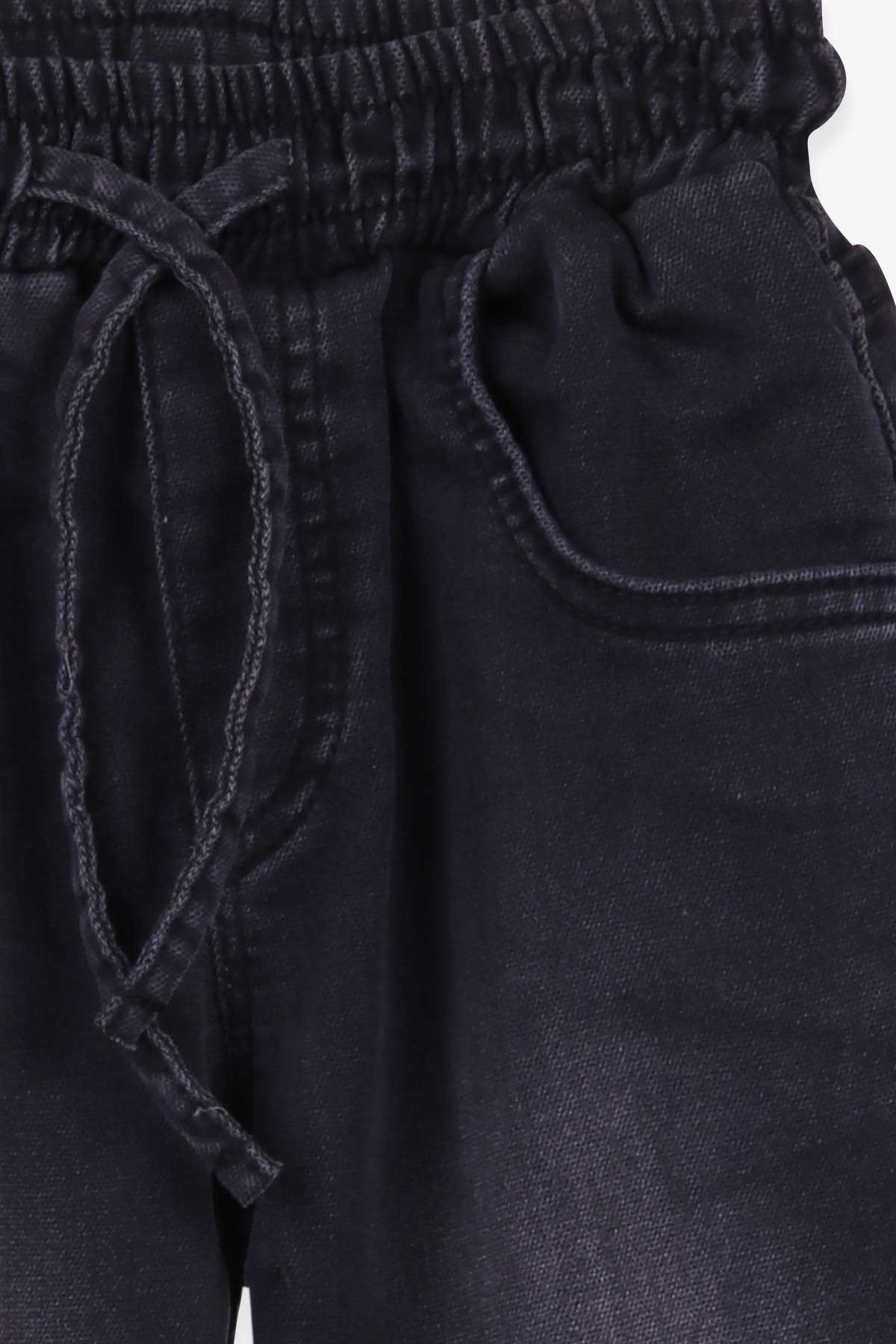 Breeze Erkek Çocuk Kot Pantolon Jogger Siyah (5-9 Yaş)
