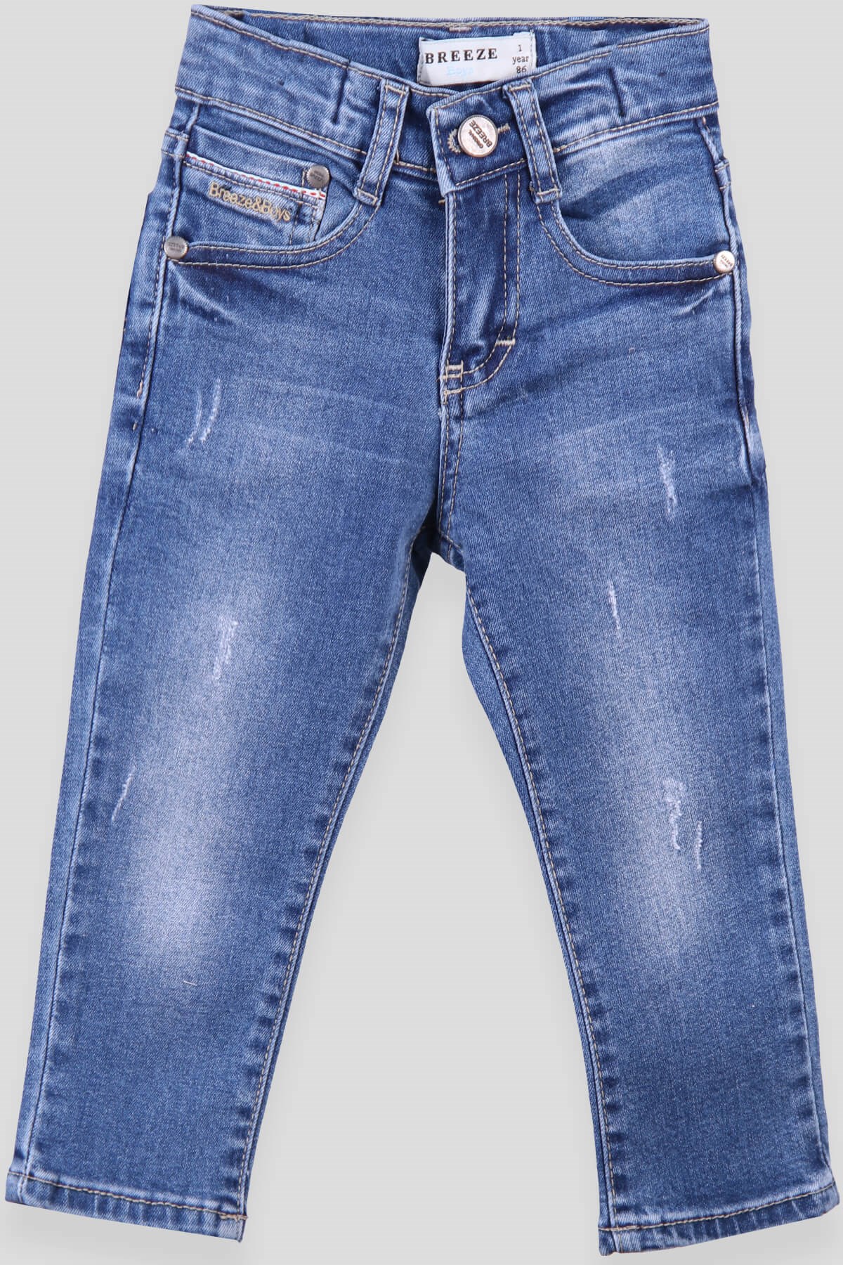 Breeze Erkek Çocuk Kot Pantolon Mavi (1.5-5 Yaş)