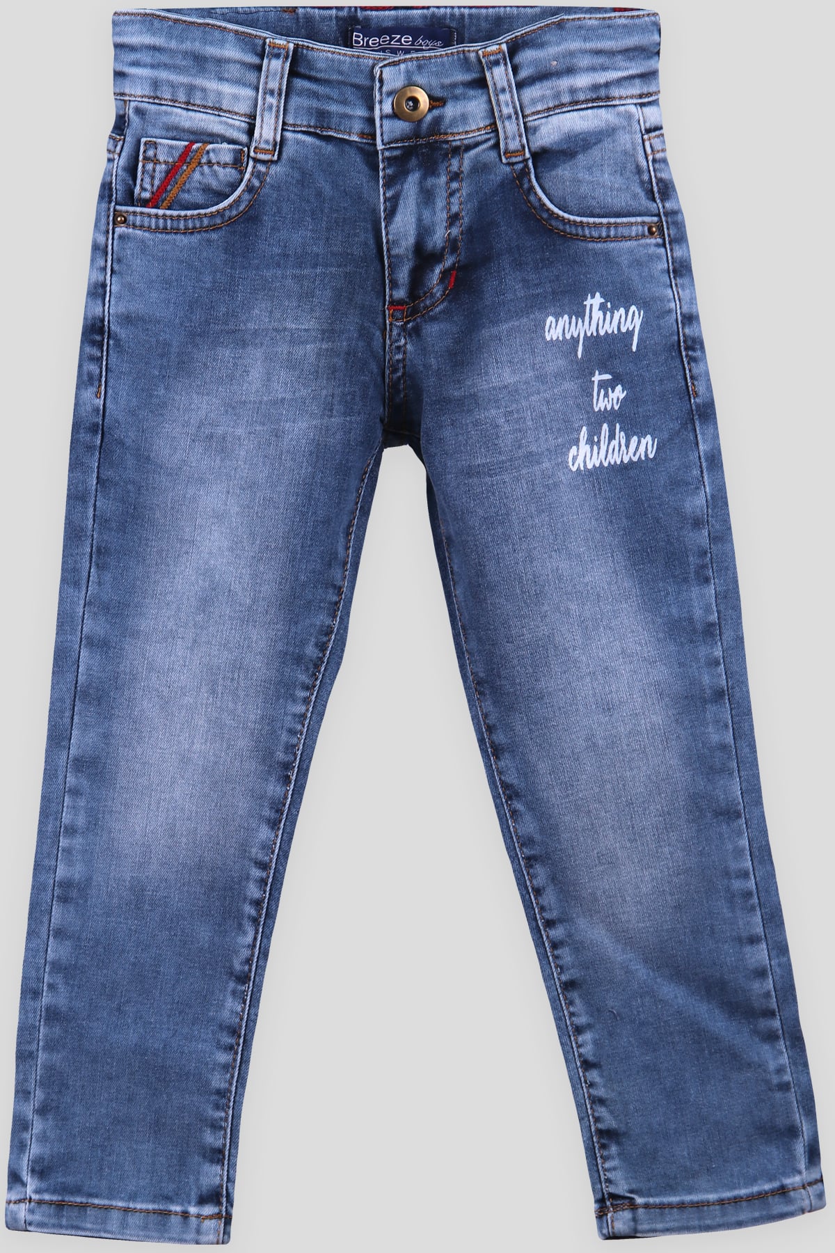Breeze Erkek Çocuk Kot Pantolon Mavi (2-6 Yaş)