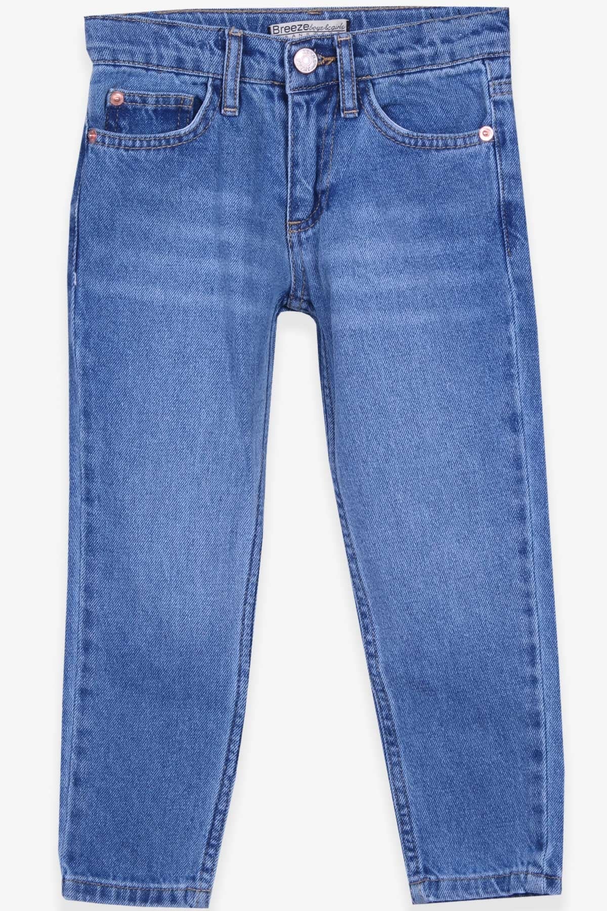 Breeze Erkek Çocuk Kot Pantolon Mavi (5-8 Yaş)