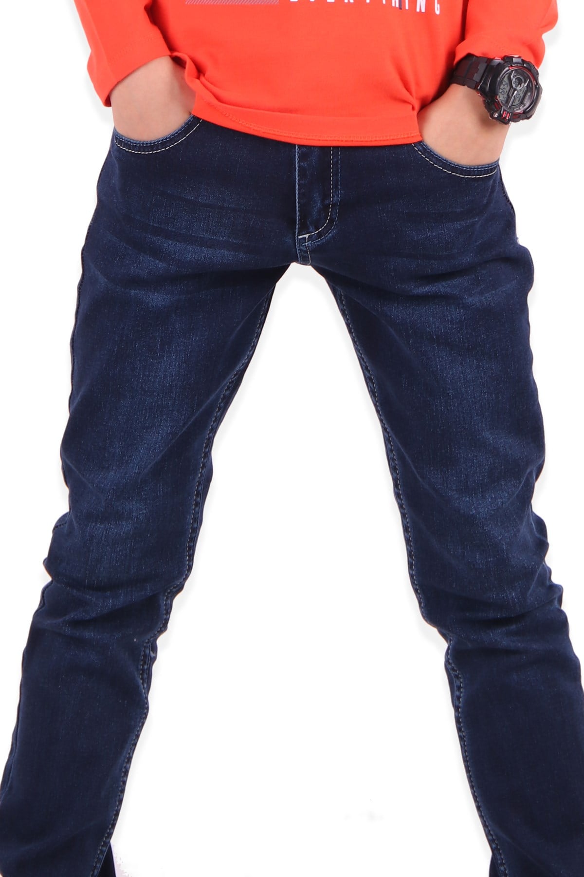 Breeze Erkek Çocuk Kot Pantolon Mavi (8-14 Yaş)