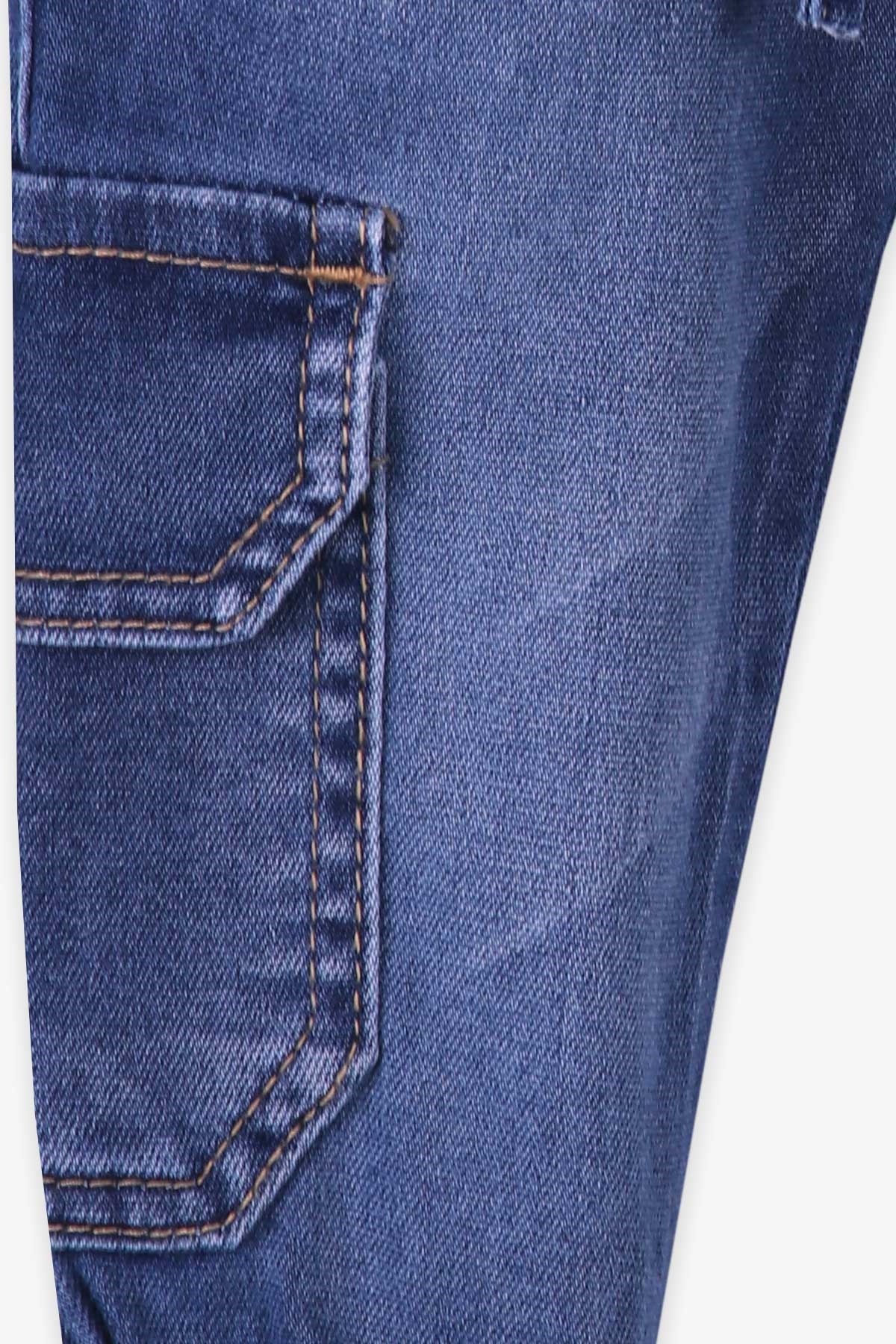 Breeze Erkek Çocuk Kot Pantolon Yan Cepli Mavi (1-9 Yaş)