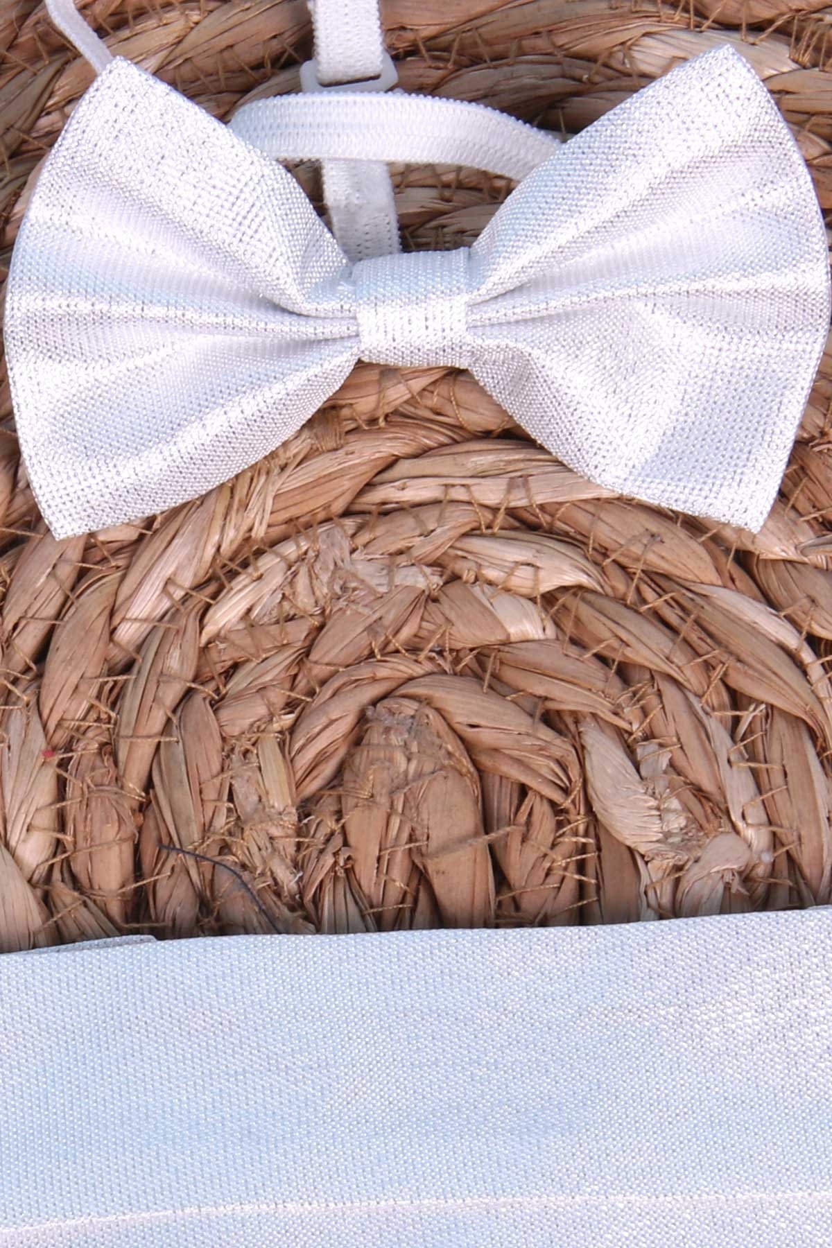 Breeze Erkek Çocuk Kuşak Papyon Gümüş