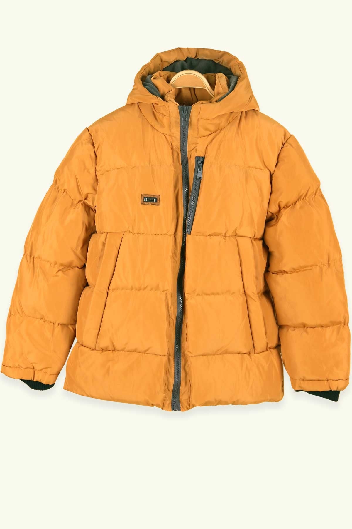 Breeze Erkek Çocuk Mont Fermuarlı Cep Hardal Sarı (9-12 Yaş)