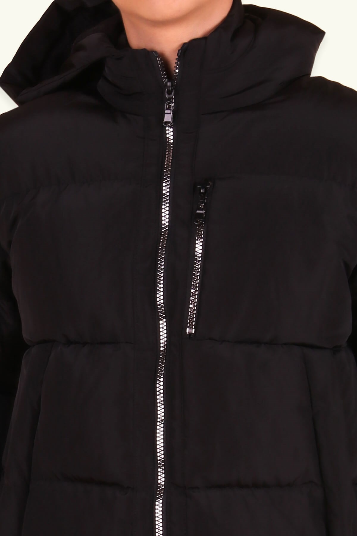 Breeze Erkek Çocuk Mont Fermuarlı Cep Siyah (9-12 Yaş)