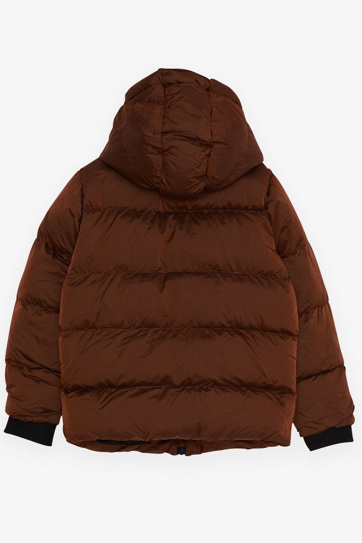 Breeze Erkek Çocuk Mont Fermuarlı Kapüşonlu Kahverengi (2-6 Yaş)