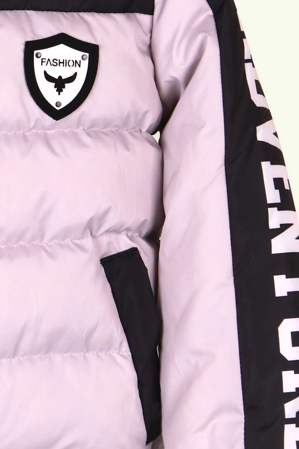 Breeze Erkek Çocuk Mont Kapüşonlu Açık Gri (5-8 Yaş)
