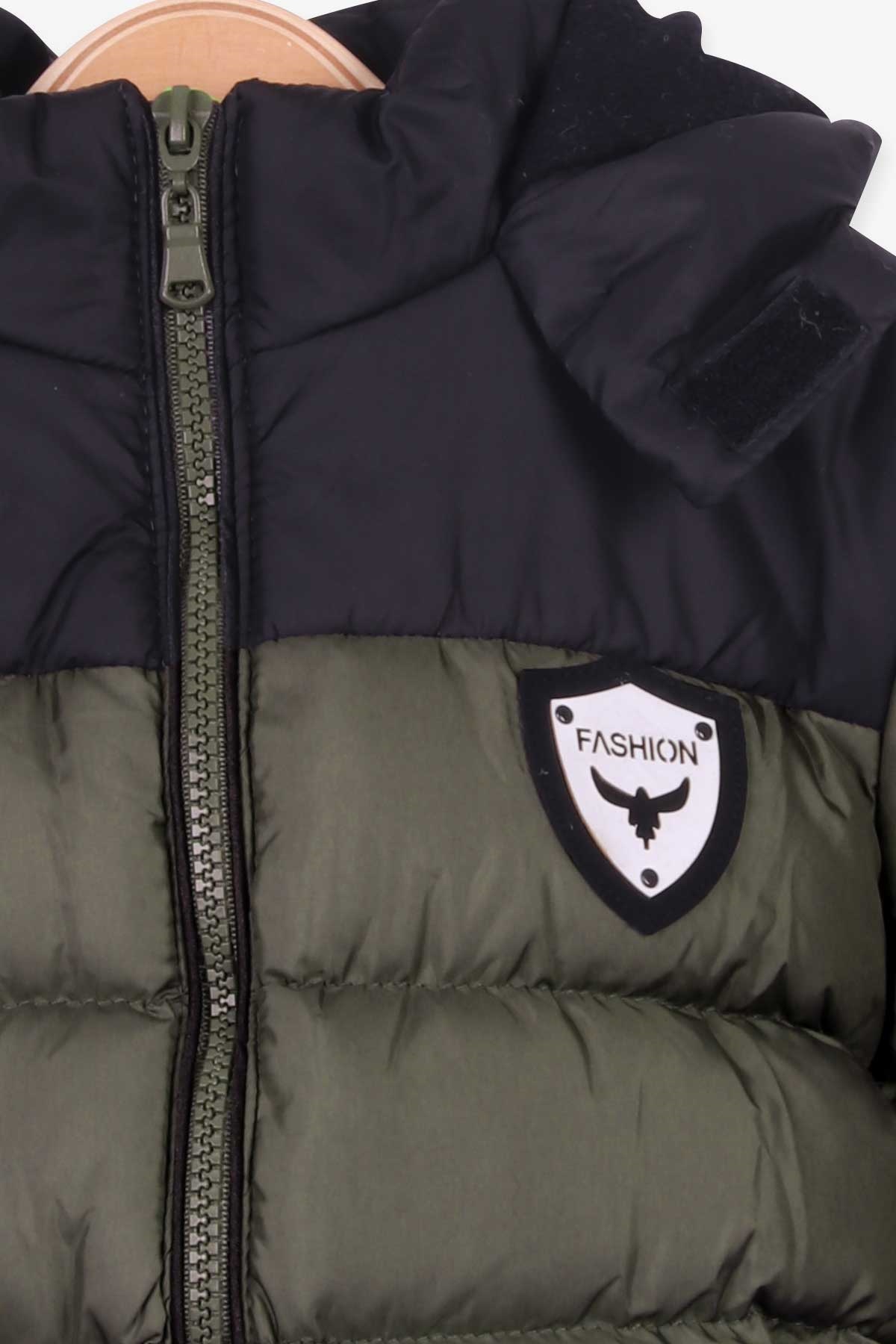 Breeze Erkek Çocuk Mont Kapüşonlu Haki Yeşil (3-6 Yaş)