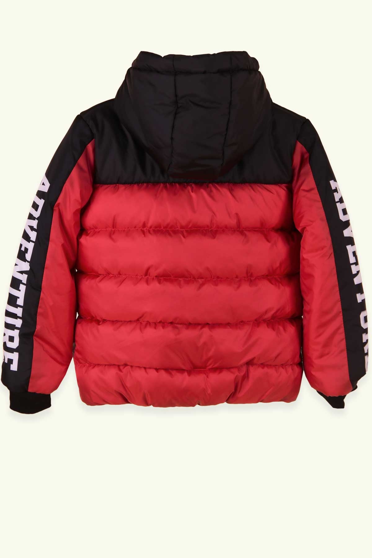 Breeze Erkek Çocuk Mont Kapüşonlu Kırmızı (5-8 Yaş)