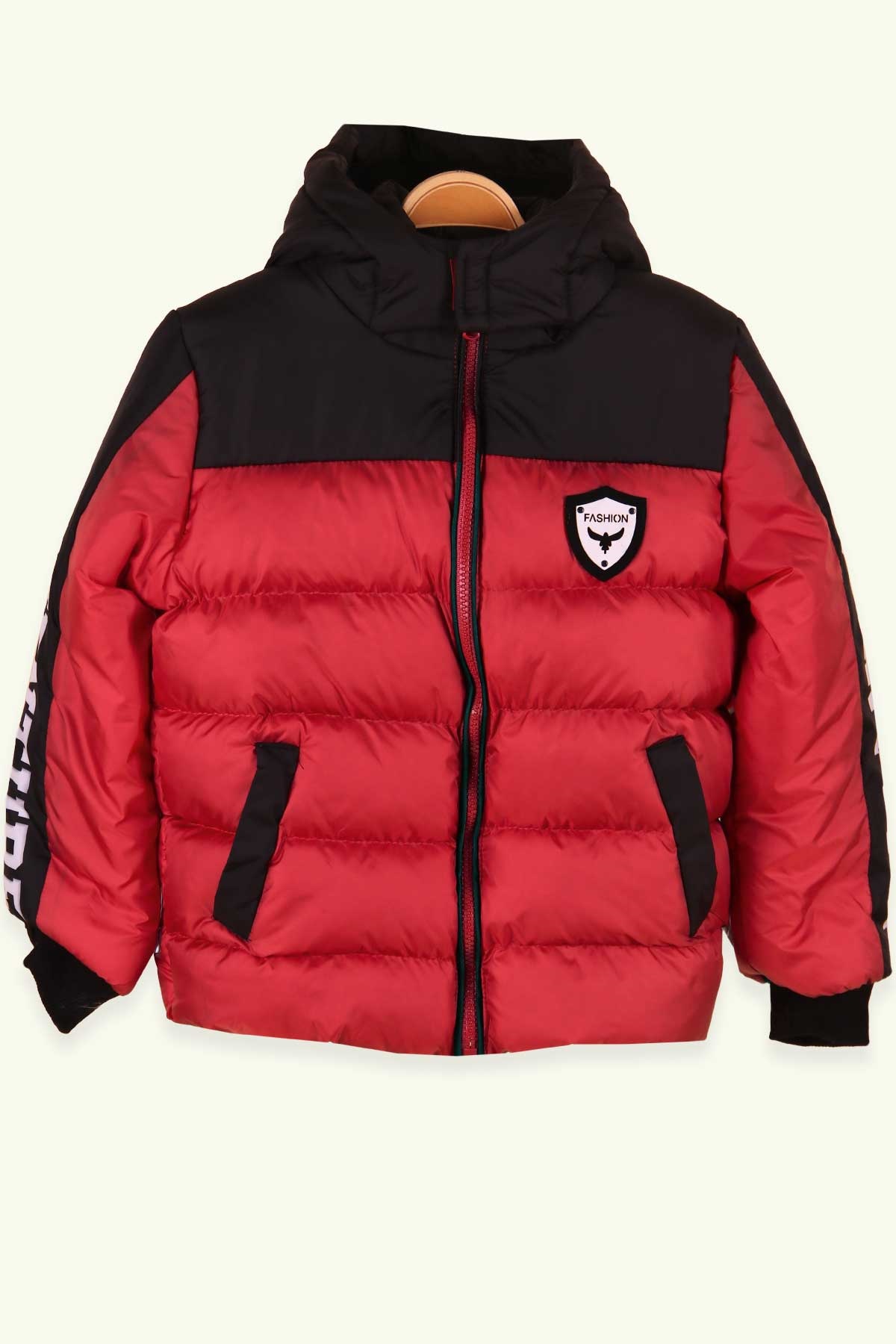 Breeze Erkek Çocuk Mont Kapüşonlu Kırmızı (5-8 Yaş)