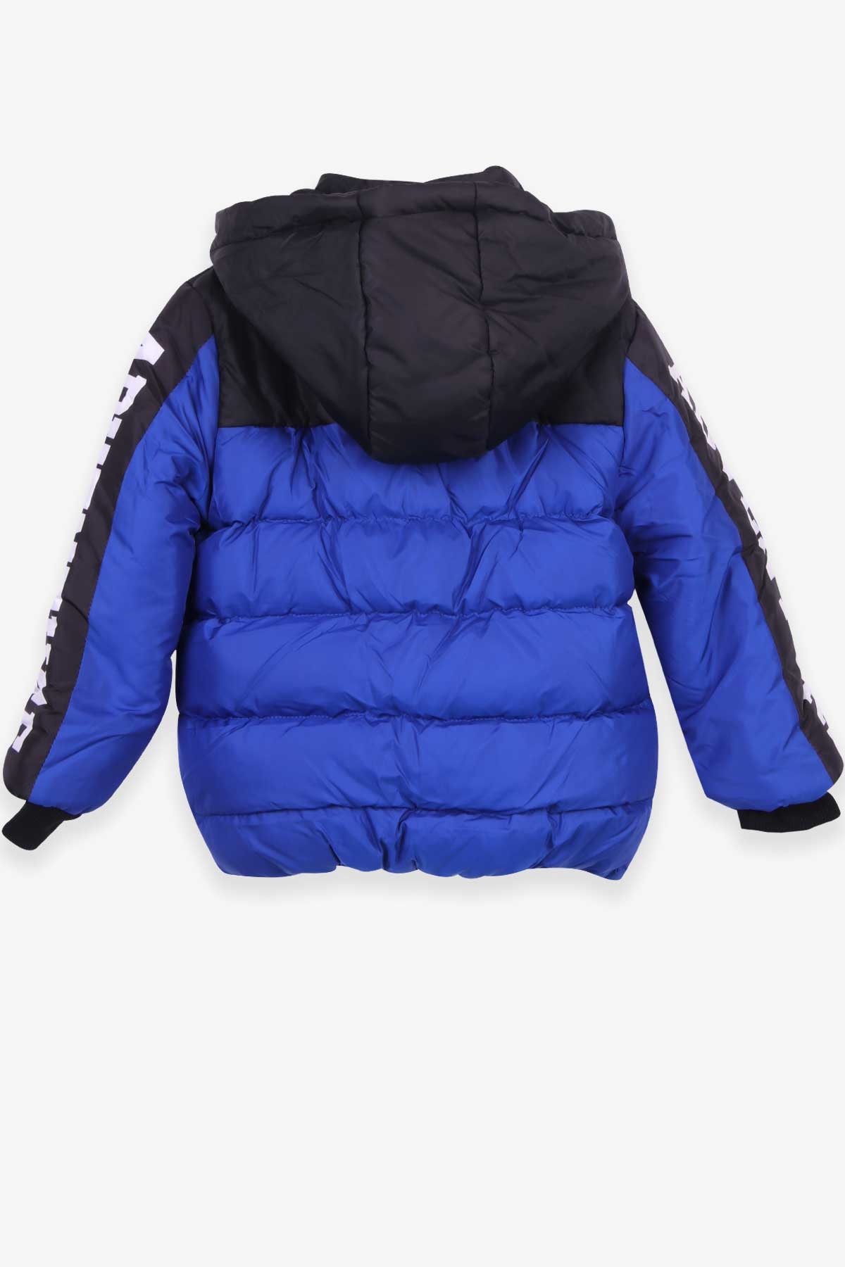 Breeze Erkek Çocuk Mont Kapüşonlu Saks Mavisi (3-6 Yaş)