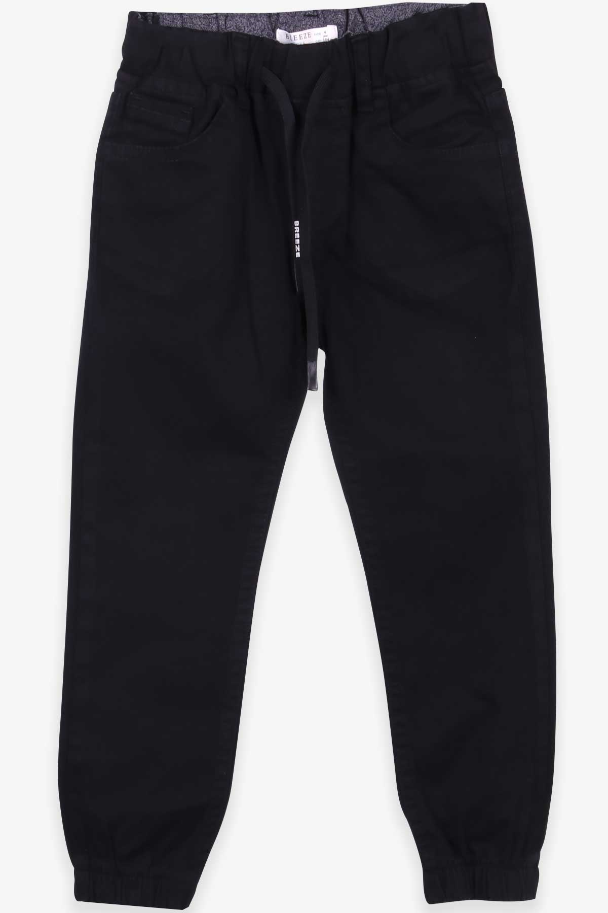 Breeze Erkek Çocuk Pantolon Beli Lastikli Siyah (4-8 Yaş)