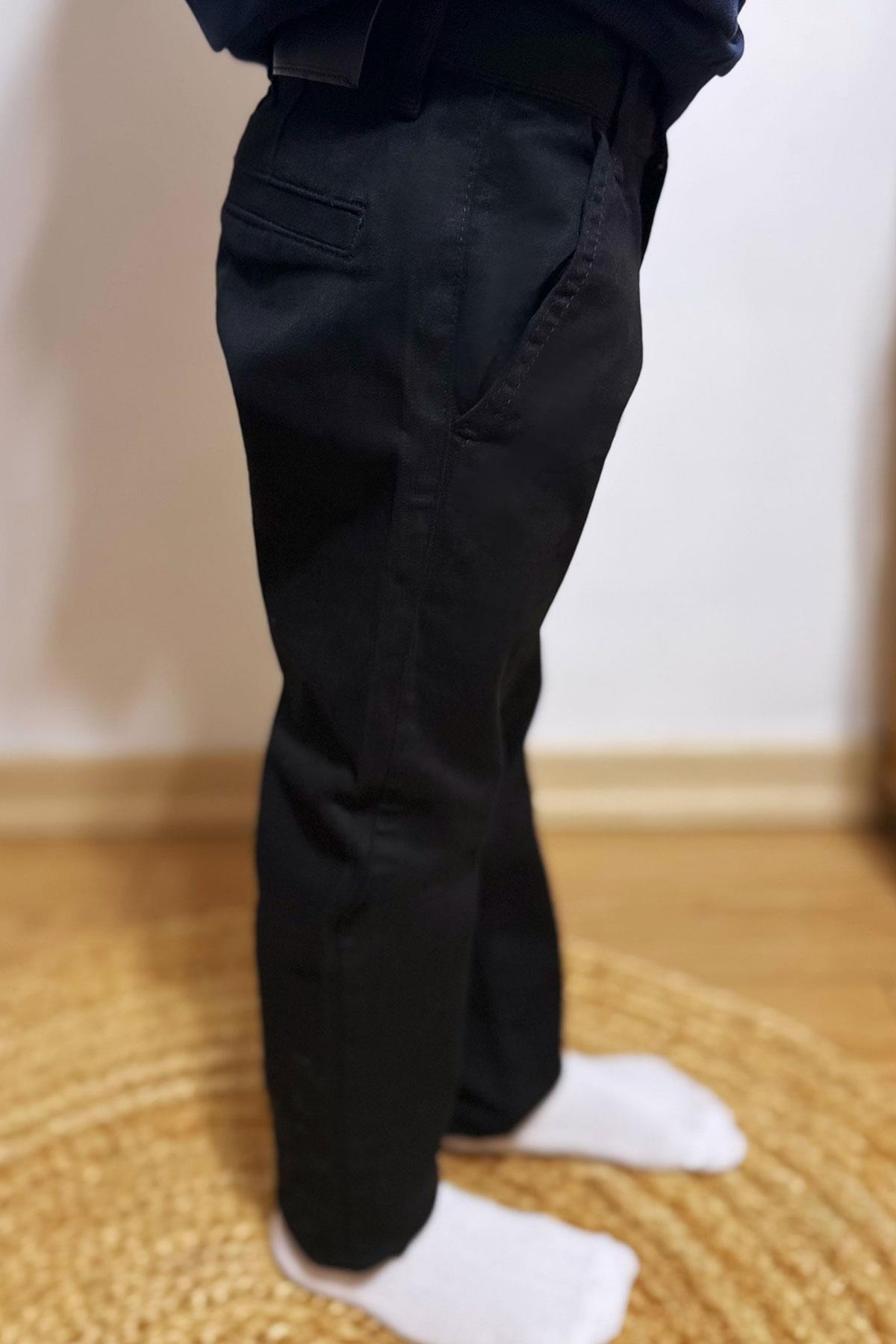 Breeze Erkek Çocuk Pantolon Gabardin Basic Siyah (3-7 Yaş)