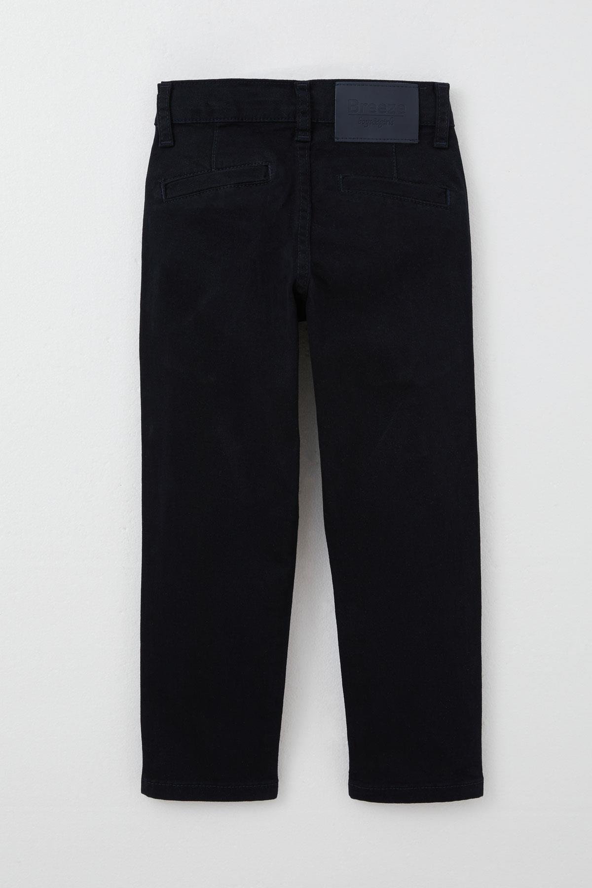 Breeze Erkek Çocuk Pantolon Gabardin Basic Lacivert (3-7 Yaş)