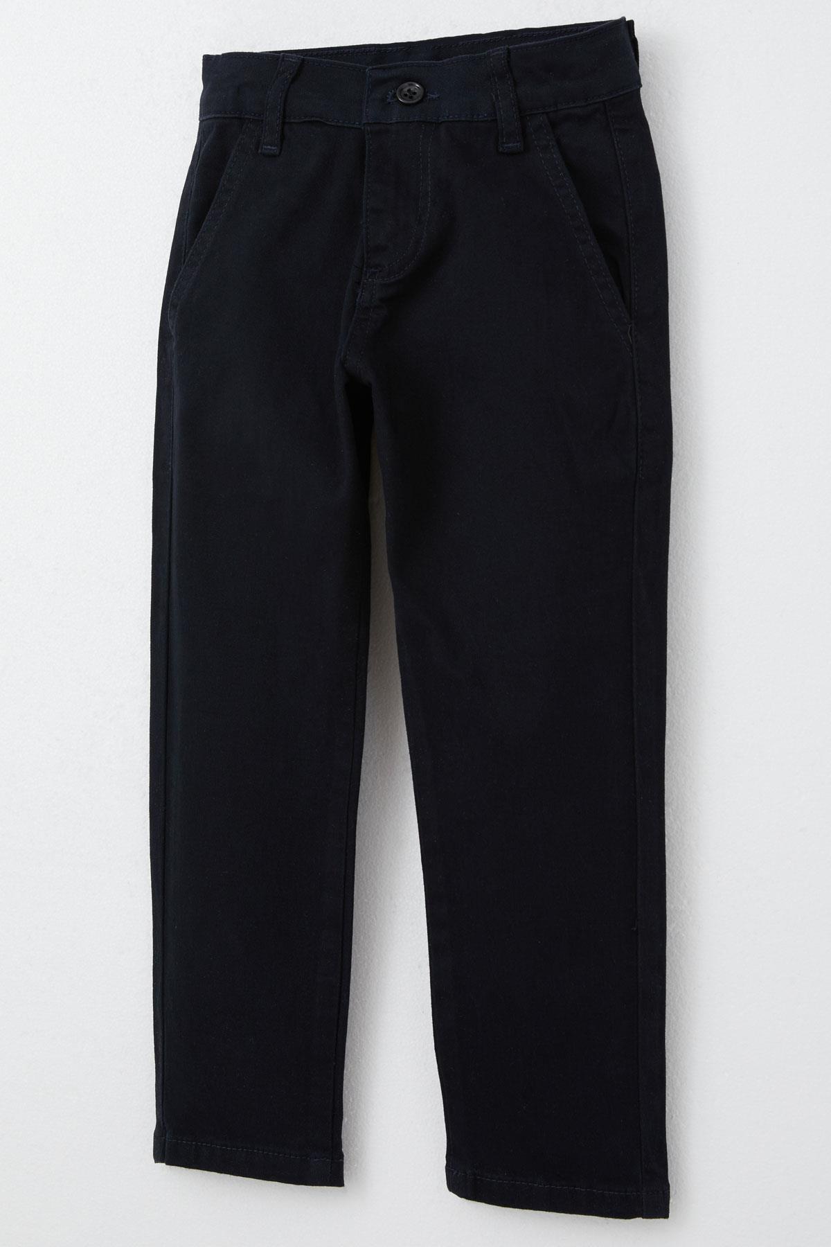 Breeze Erkek Çocuk Pantolon Gabardin Basic Lacivert (3-7 Yaş)