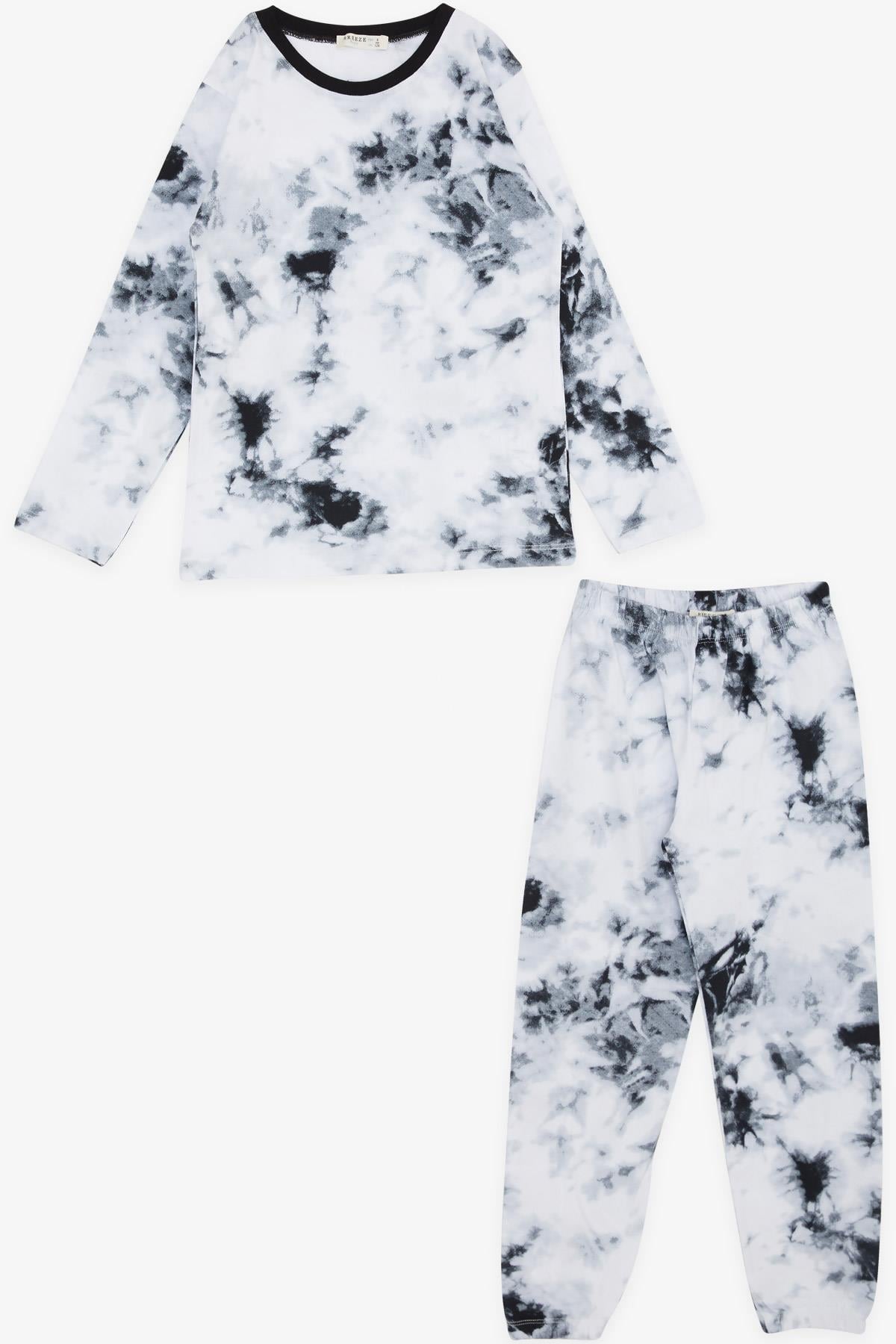 Breeze Erkek Çocuk Pijama Batik Desenli Karışık Renk (4-8 Yaş)