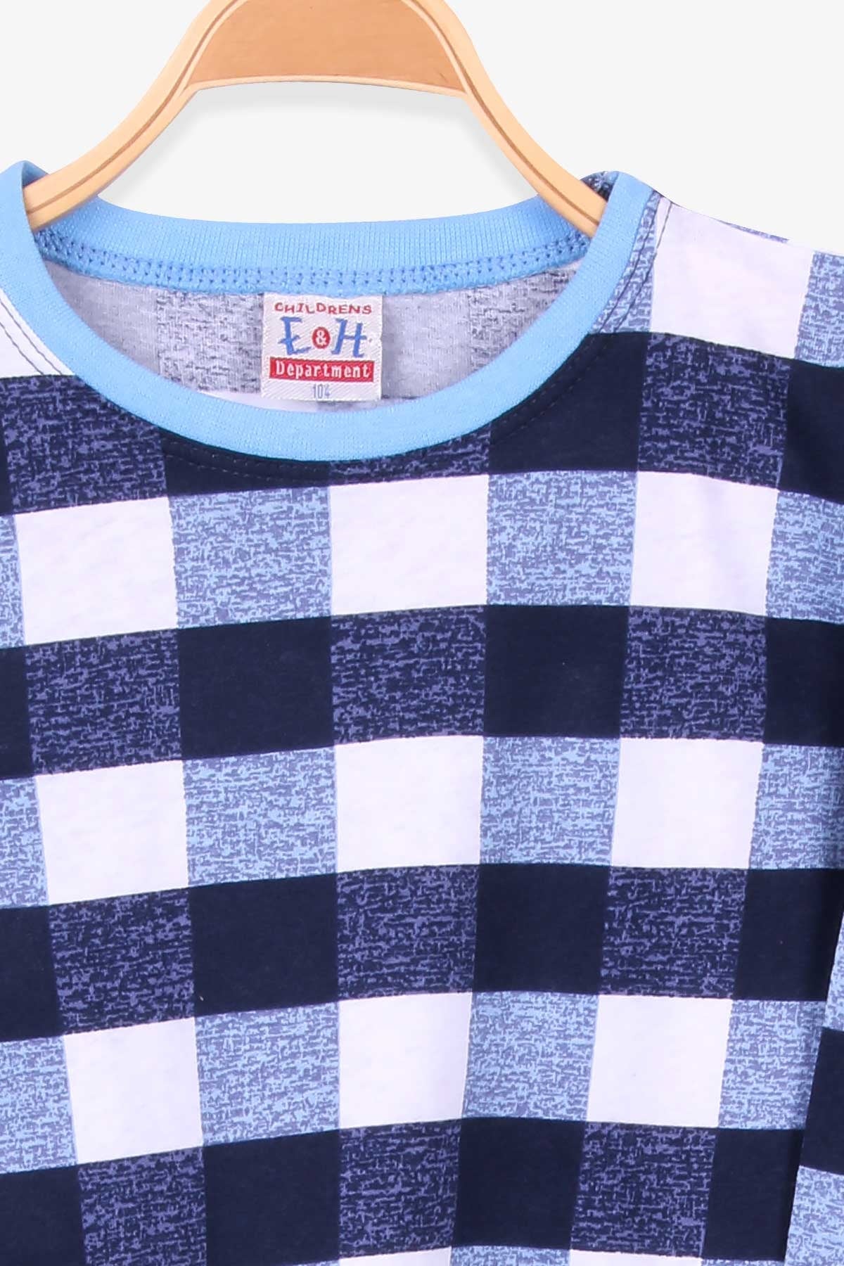 Breeze Erkek Çocuk Pijama Takım Ekoseli Karışık Renk (4-8 Yaş)