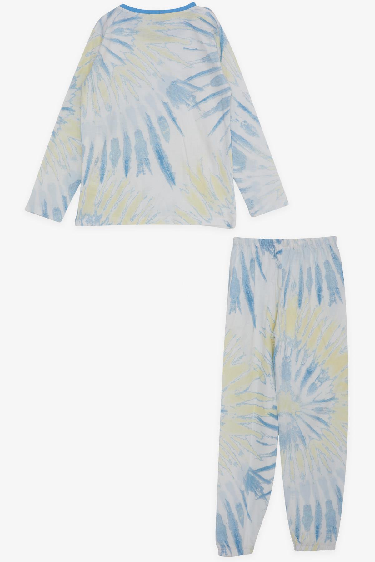 Breeze Erkek Çocuk Pijama Takımı Batik Desenli Karışık Renk (9-12 Yaş)
