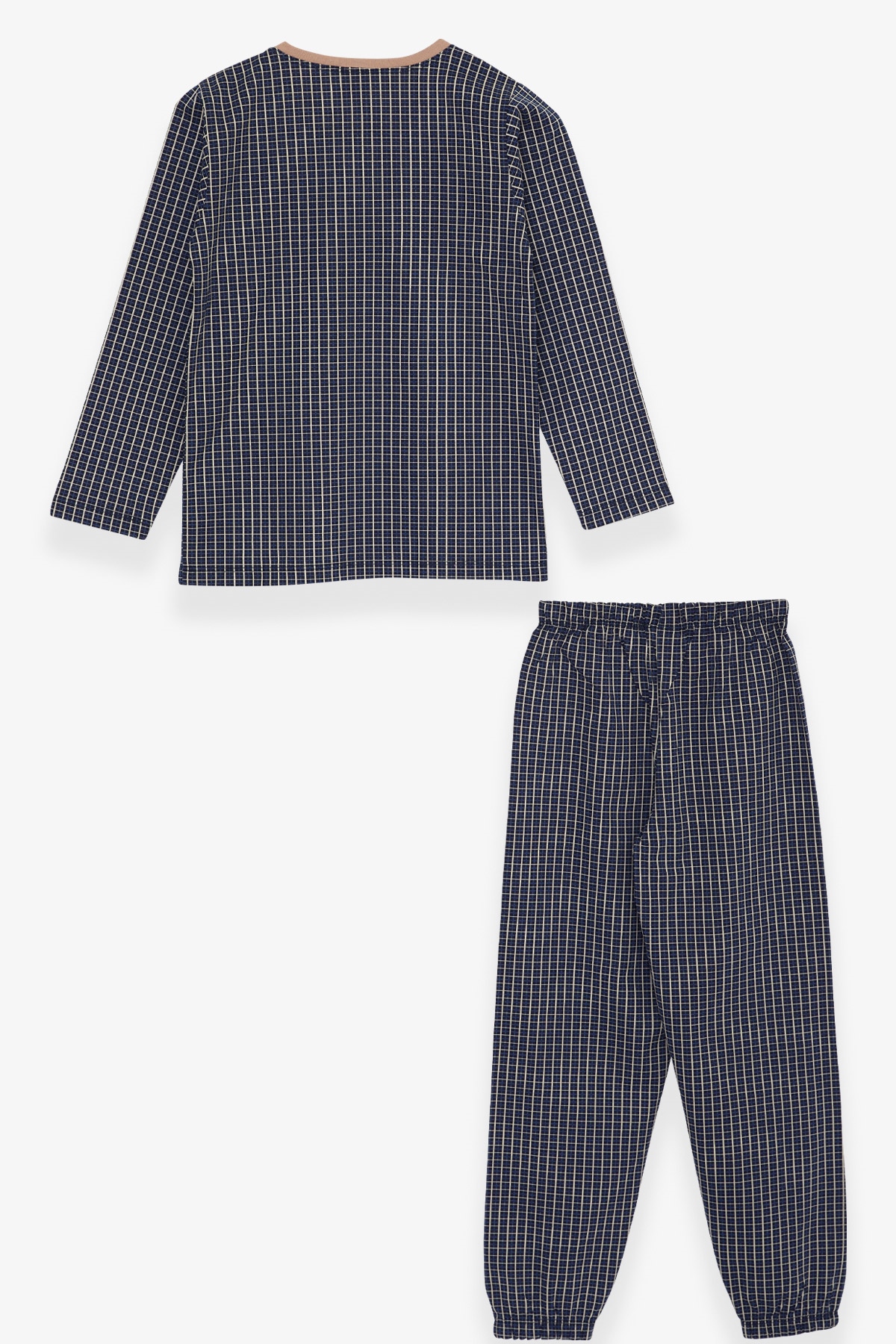 Breeze Erkek Çocuk Pijama Takımı Desenli Lacivert (4-8 Yaş)