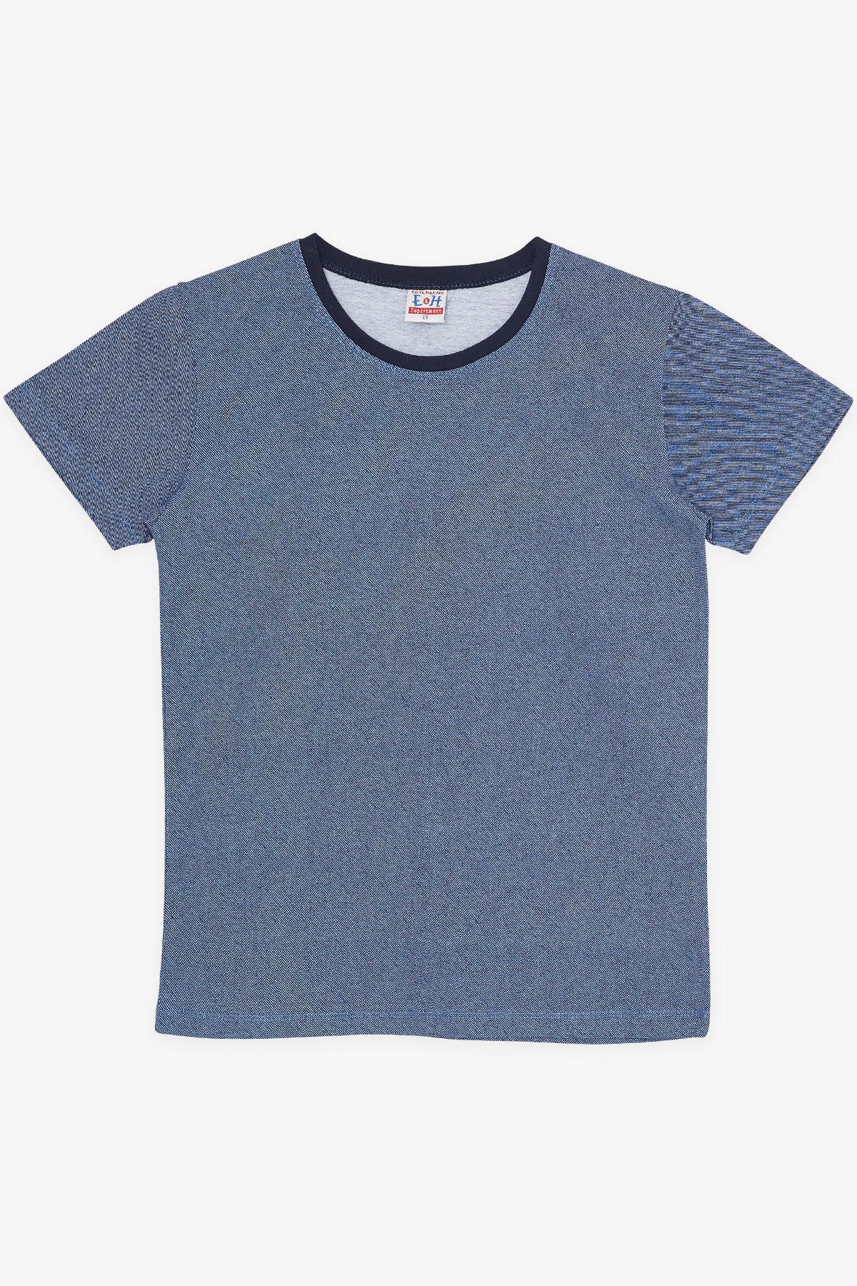 Breeze Erkek Çocuk Pijama Takımı Desenli Lacivert (4-8 Yaş)