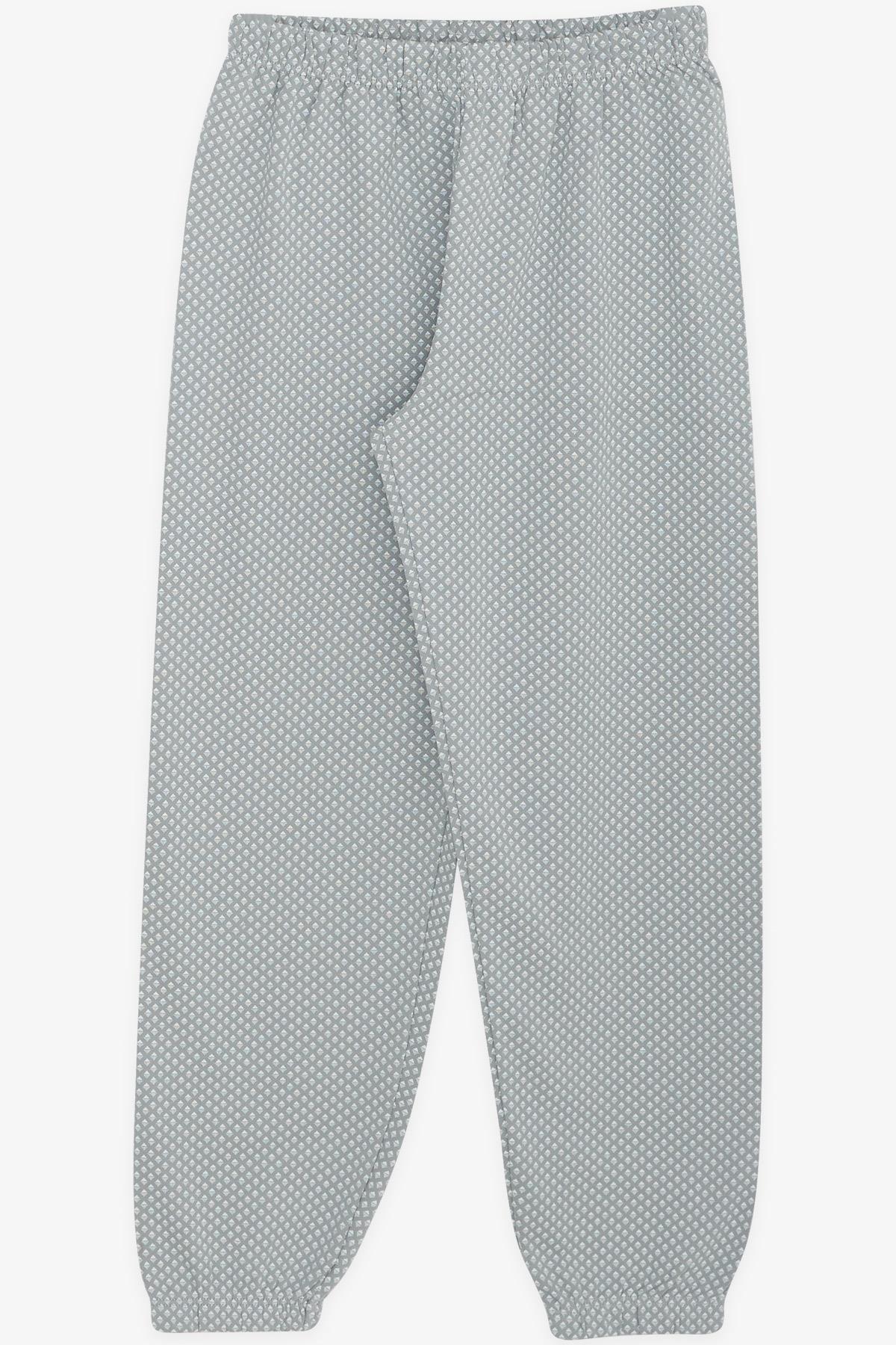 Breeze Erkek Çocuk Pijama Takımı Desenli Mint Yeşili (4-8 Yaş)