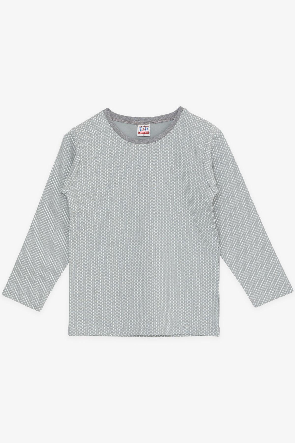 Breeze Erkek Çocuk Pijama Takımı Desenli Mint Yeşili (4-8 Yaş)
