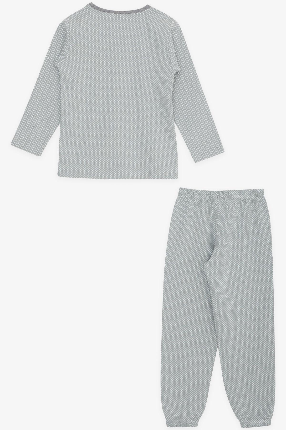 Breeze Erkek Çocuk Pijama Takımı Desenli Mint Yeşili (4-8 Yaş)