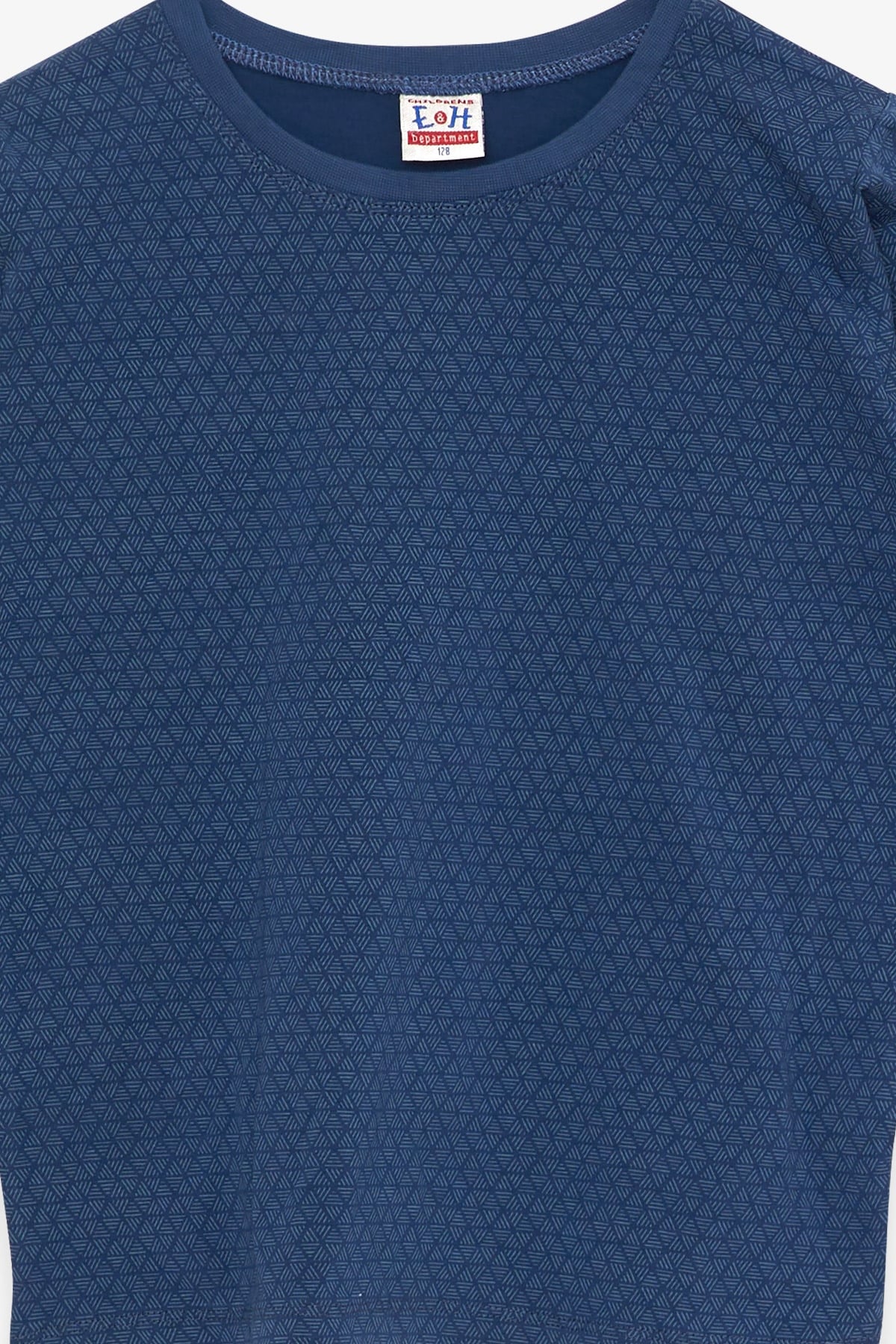 Breeze Erkek Çocuk Pijama Takımı Desenli Koyu Mavi (4-8 Yaş)
