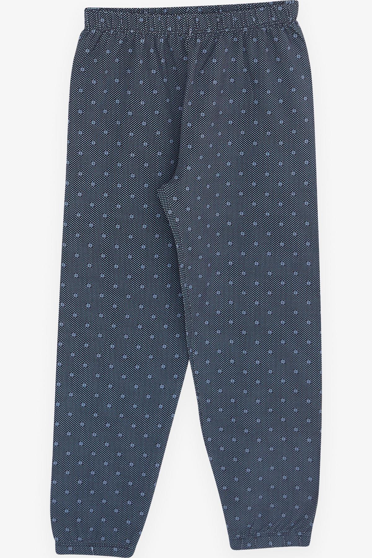 Breeze Erkek Çocuk Pijama Takımı Desenli Lacivert (4-8 Yaş)
