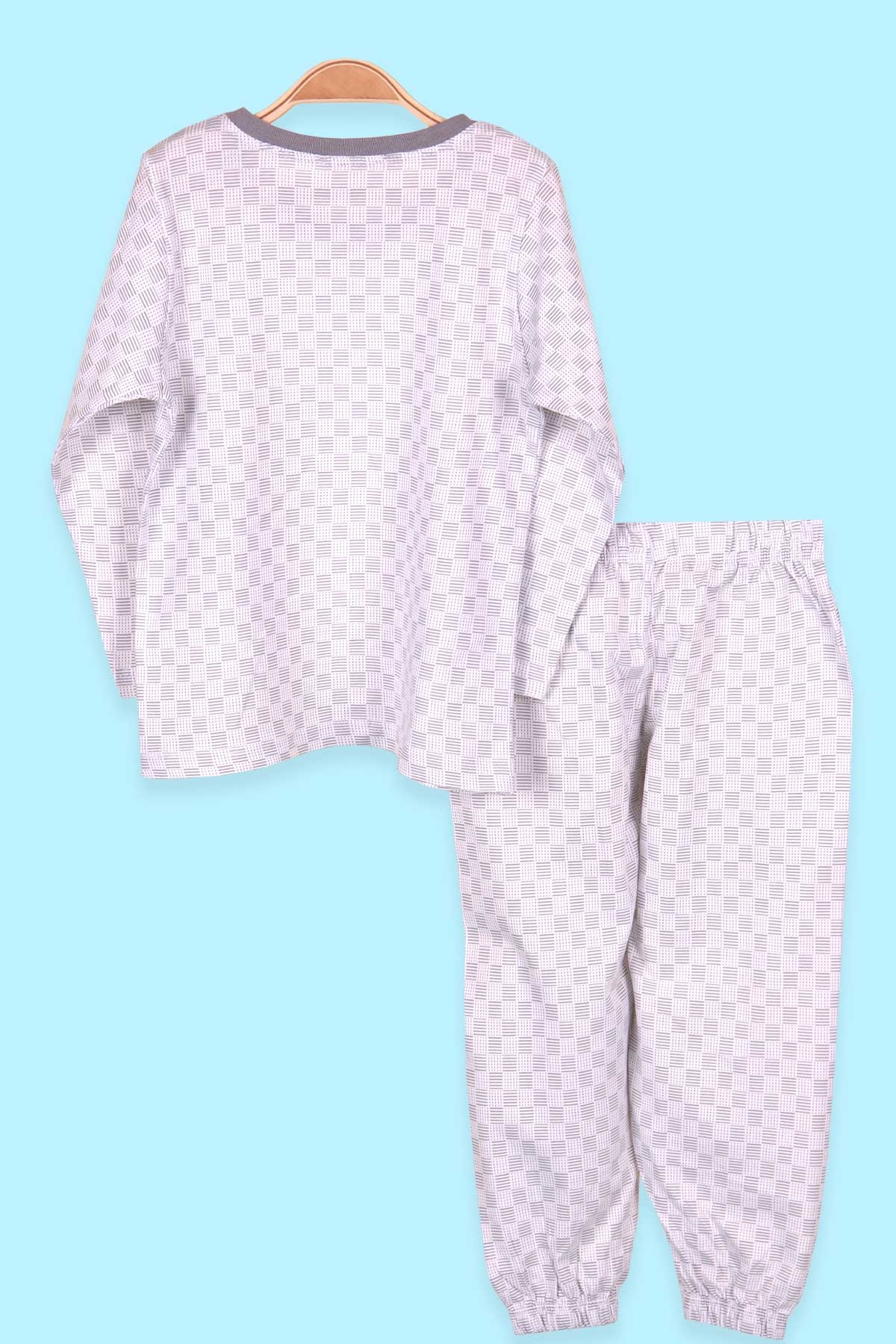 Breeze Erkek Çocuk Pijama Takımı Desenli Ekru (2-6 Yaş)