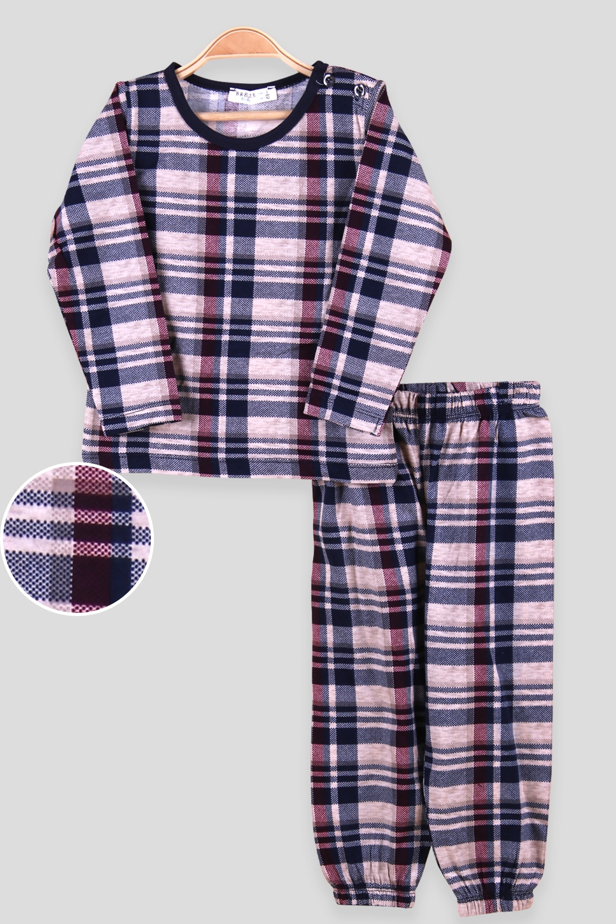Breeze Erkek Çocuk Pijama Takımı Desenli Lacivert (2-6 Yaş)
