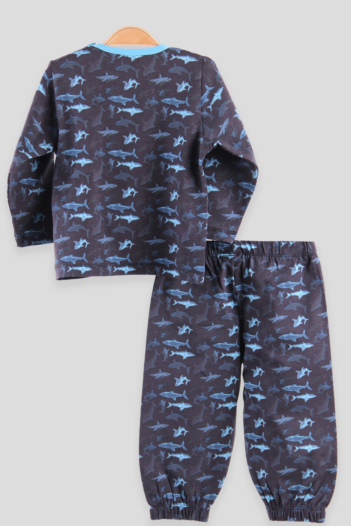 Breeze Erkek Çocuk Pijama Takımı Desenli Turkuaz (1-4 Yaş)