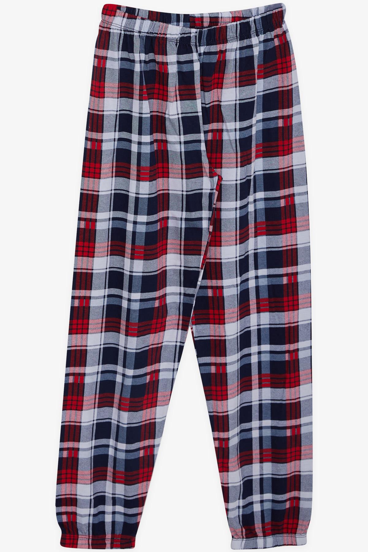 Breeze Erkek Çocuk Pijama Takımı Ekose Desenli Karışık Renk (9-14 Yaş)