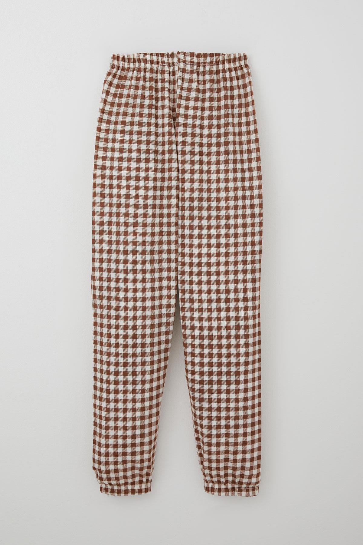 Breeze Erkek Çocuk Pijama Takımı Ekose Desenli Karışık Renk (9-12 Yaş)