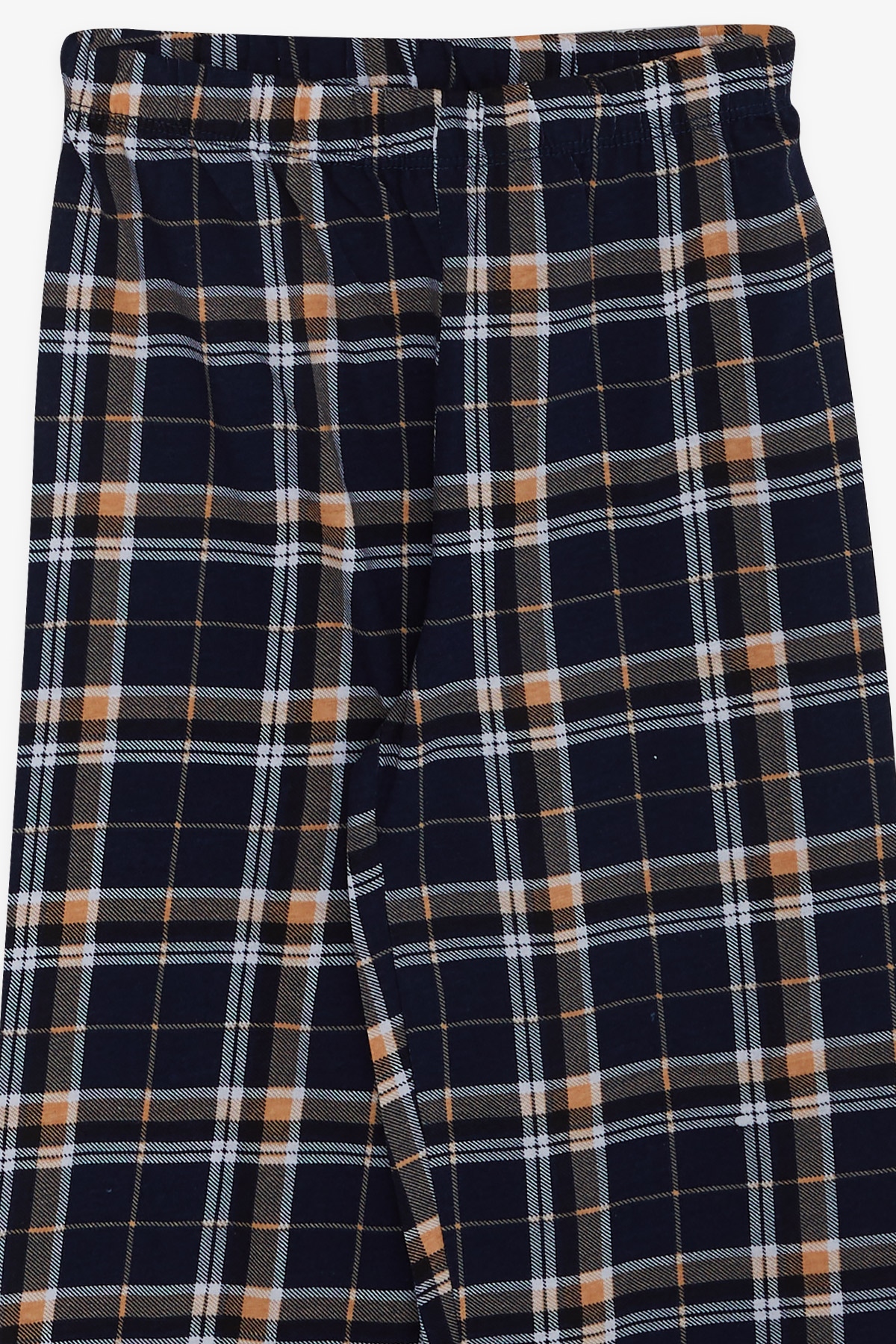 Breeze Erkek Çocuk Pijama Takımı Ekose Desenli Lacivert (4-7 Yaş)