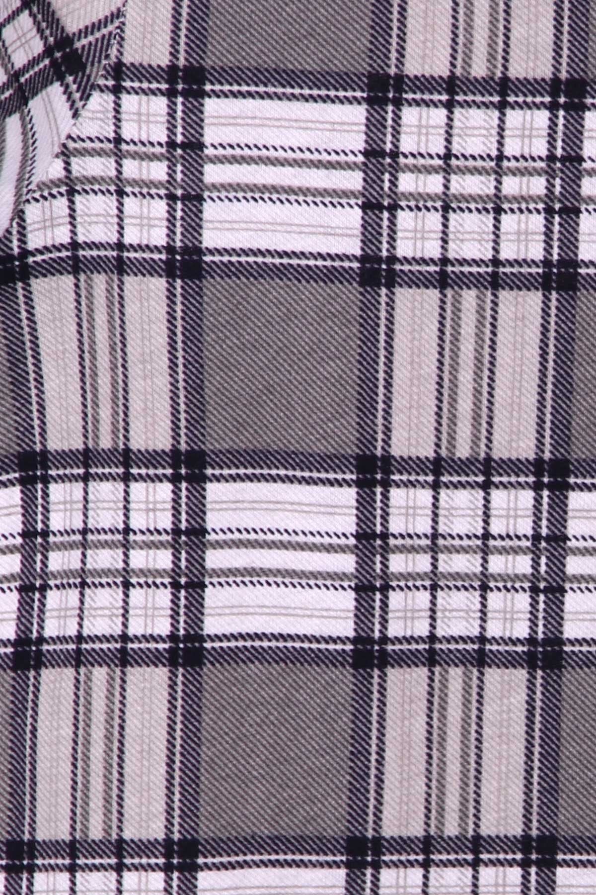 Breeze Erkek Çocuk Pijama Takımı Ekoseli Karışık Renk (4-8 Yaş)