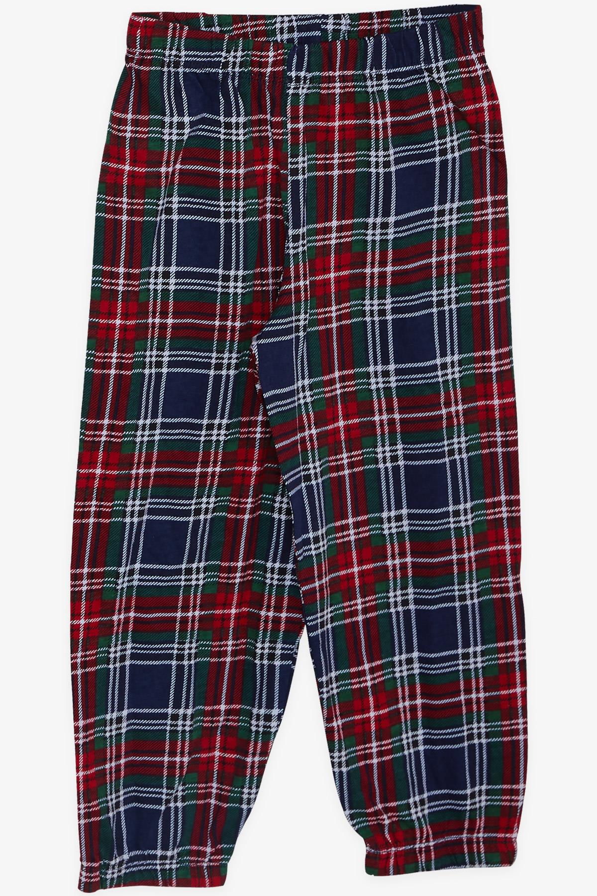 Breeze Erkek Çocuk Pijama Takımı Ekose Desenli Karışık Renk (4-8 Yaş)