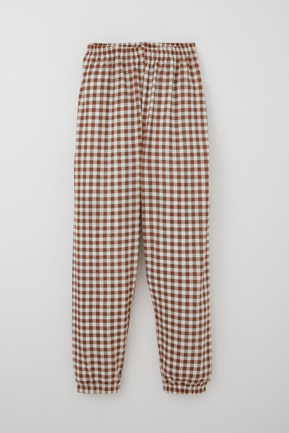 Breeze Erkek Çocuk Pijama Takımı Ekose Desenli Karışık Renk (9-12 Yaş)