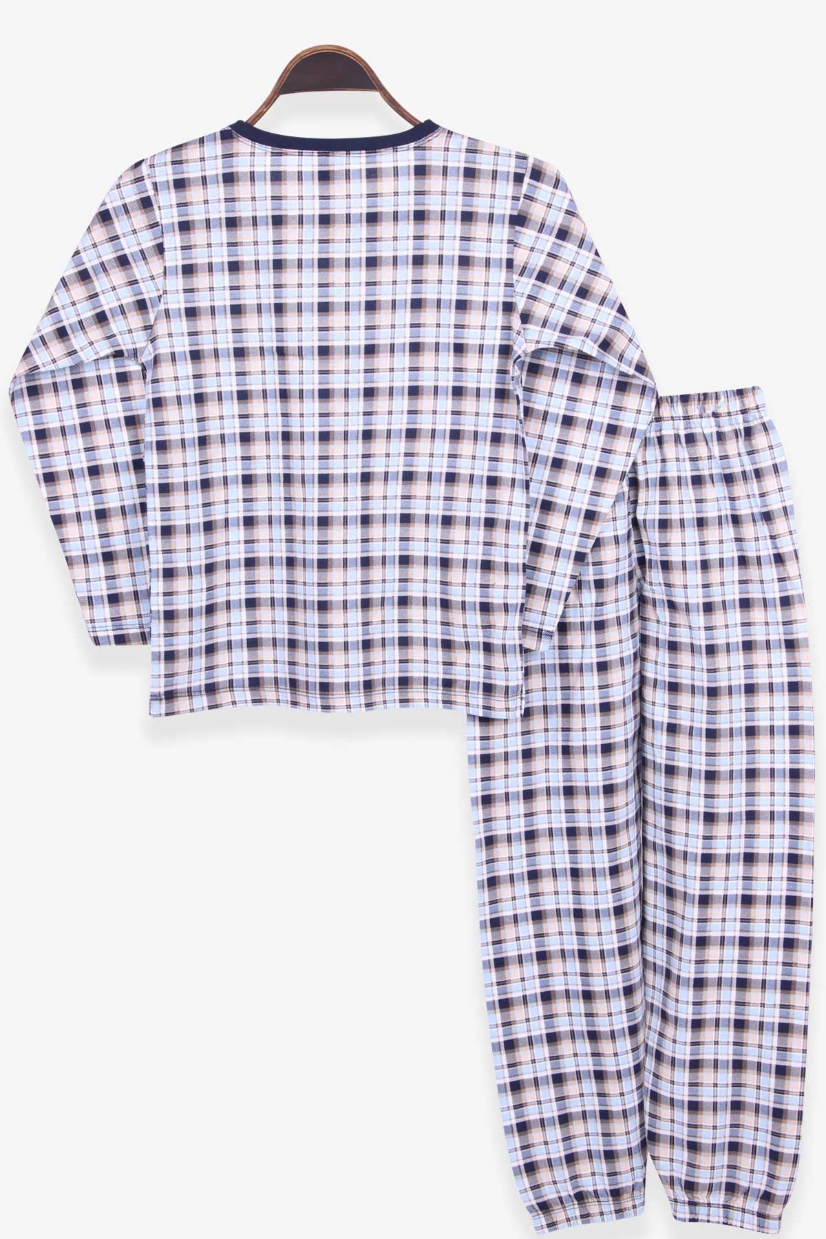 Breeze Erkek Çocuk Pijama Takımı Ekose Desenli Karışık Renk (9-12 Yaş)