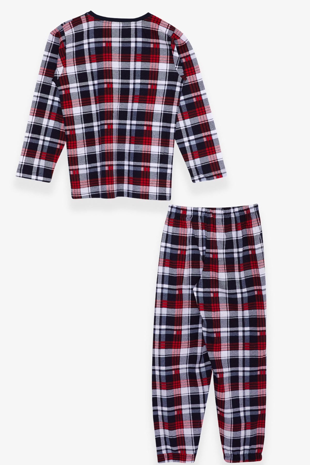 Breeze Erkek Çocuk Pijama Takımı Ekose Desenli Karışık Renk (4-8 Yaş)