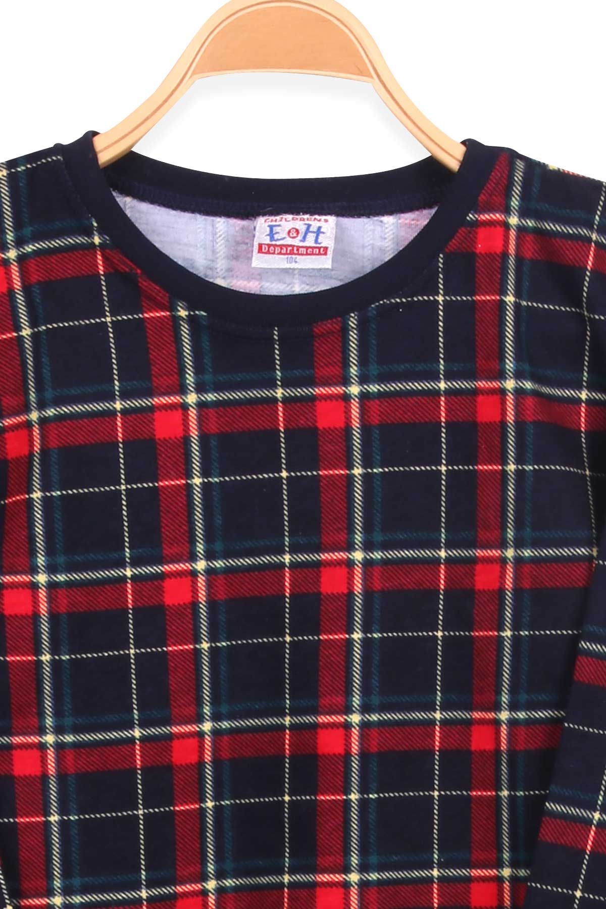 Breeze Erkek Çocuk Pijama Takımı Ekose Desenli Karışık Renk (4-8 Yaş)