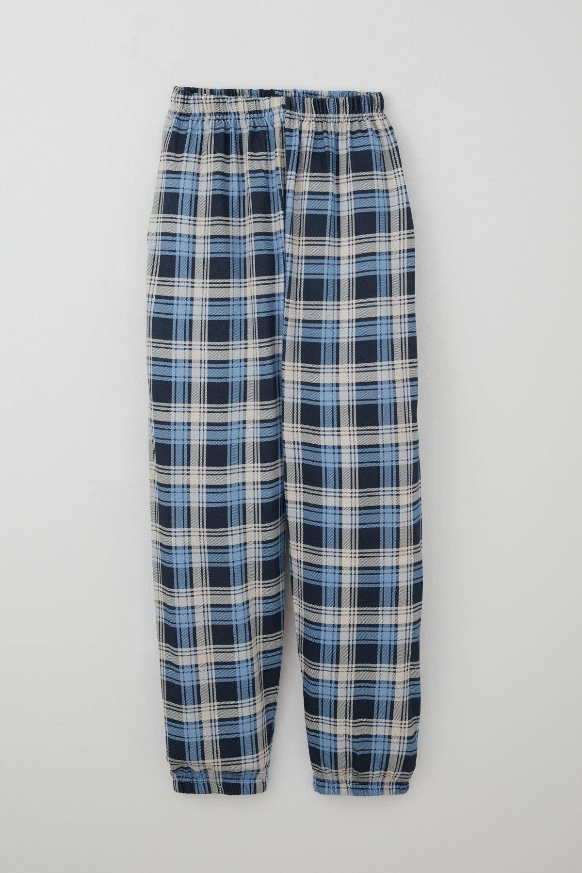 Breeze Erkek Çocuk Pijama Takımı Ekose Desenli Karışık Renk (9-12 Yaş)
