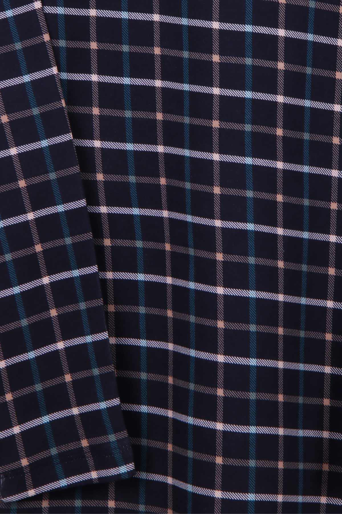 Breeze Erkek Çocuk Pijama Takımı Ekoseli Lacivert (9-14 Yaş)
