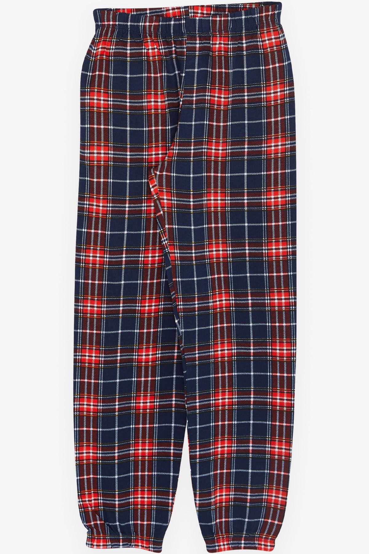 Breeze Erkek Çocuk Pijama Takımı Ekose Desenli Karışık Renk (4-8 Yaş)