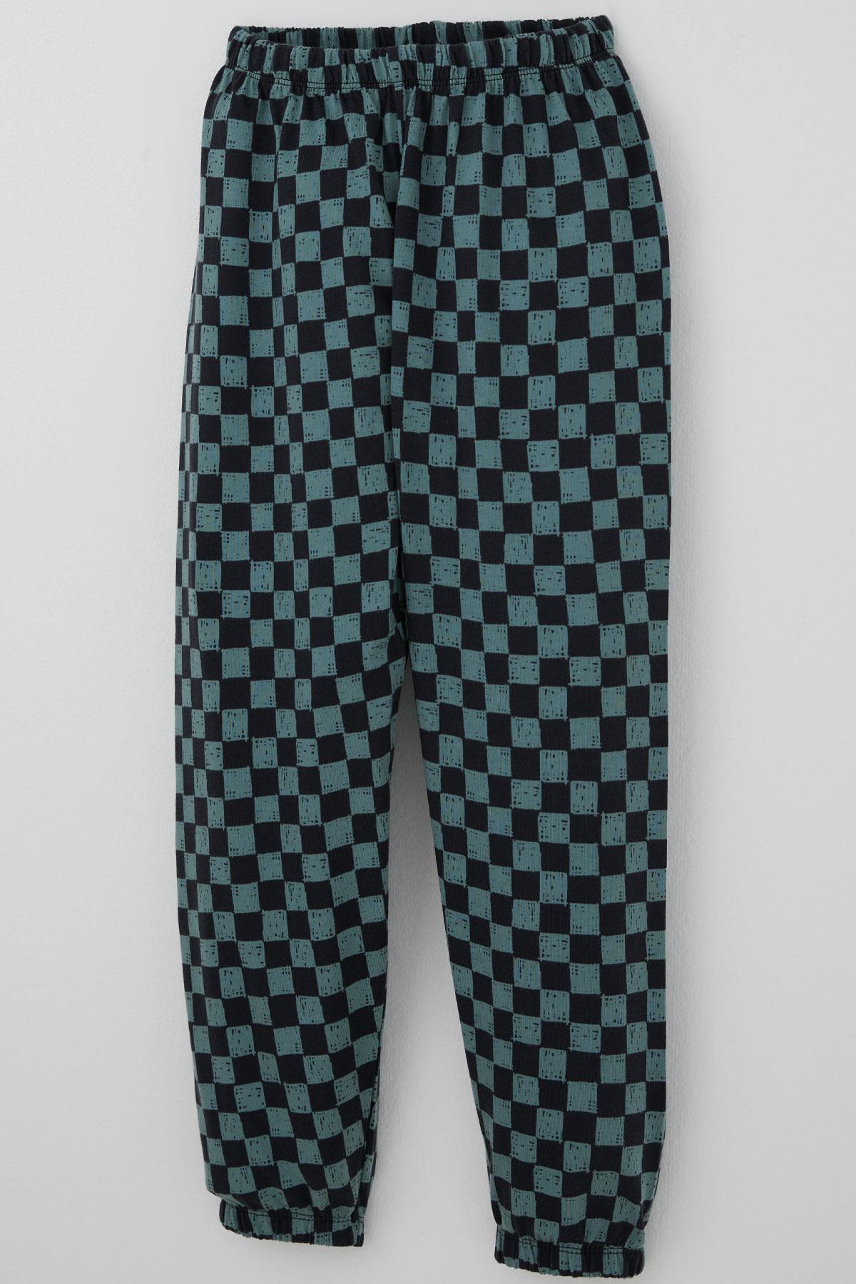 Breeze Erkek Çocuk Pijama Takımı Ekose Desenli Karışık Renk (4-8 Yaş)